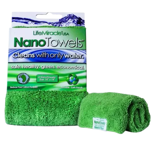 NanoTowels® Advanced Eco-Cleaning Cloth – Chemical-Free Cleaning with Just Water